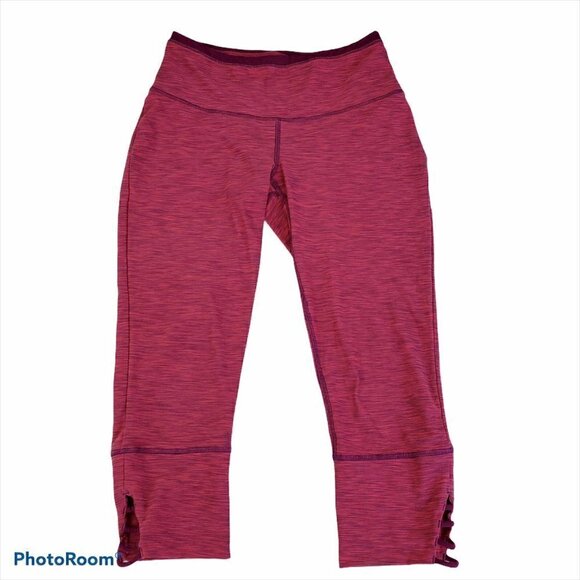 PrAna Leggings Womens Small Pink Tori Crop Athleisure Pants Yoga‎ Stretch - Picture 1 of 11